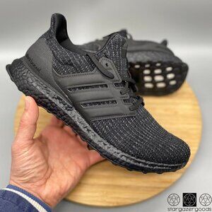 Adidas Shoes Womens Size 9.5 Ultraboost Running Sneakers Triple Black H02590